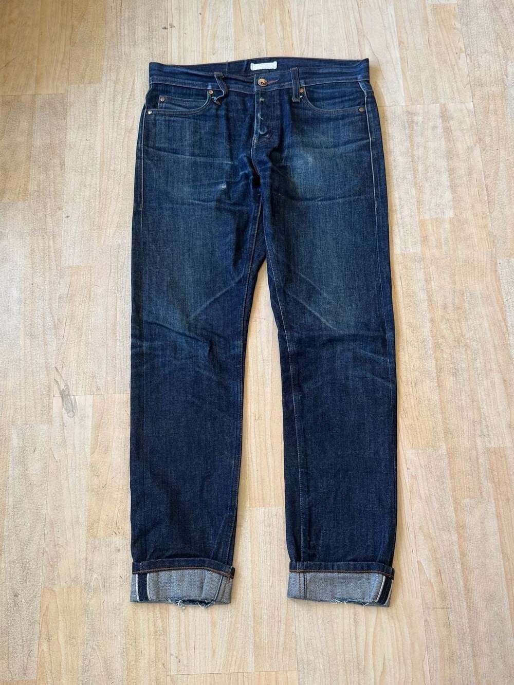 Unbranded dark wash  selvedge denim jeans